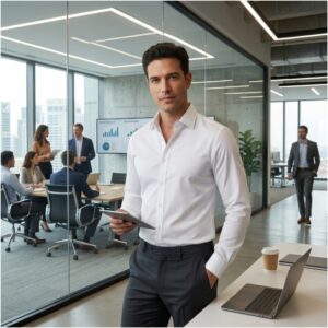 Camisa Social Masculina Profissional