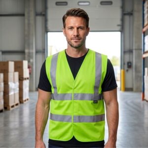 Colete Profissional com Faixa Refletiva para Uniforme