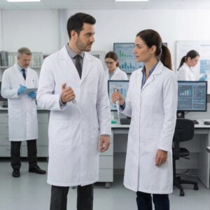 Jaleco unissex para empresas
